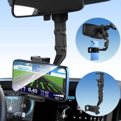 support telephone voiture fixation serre fermement