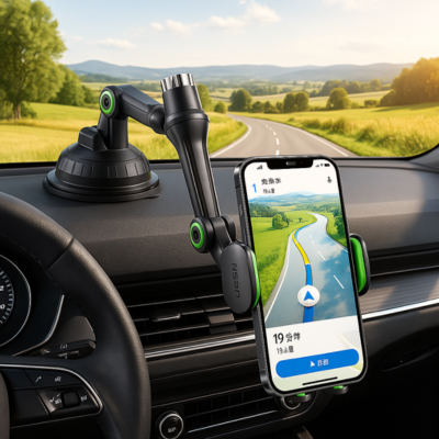 support telephone voiture pare brise bras extensible