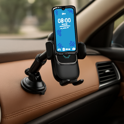 support telephone voiture pare brise discret essentiel