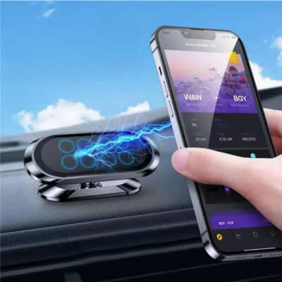 support téléphone magnétique voiture maintient fermement appareil