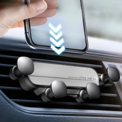 support telephone voiture grille aération parfaitement visible