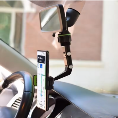 support telephone voiture l'angle vision