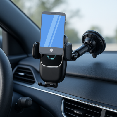 support telephone voiture pare brise parfaitement visible