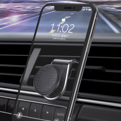 support telephone voiture pince parfaitement visible