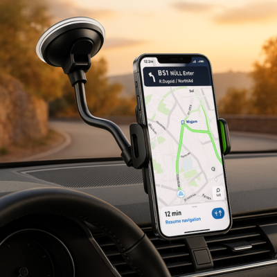 support telephone voiture ventouse pare brise s'adapte modèle style